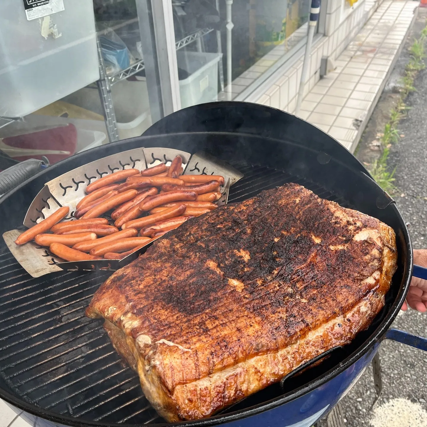 年に一度の海の日BBQパーティー🎉4年に一度のユーロ決勝観戦...