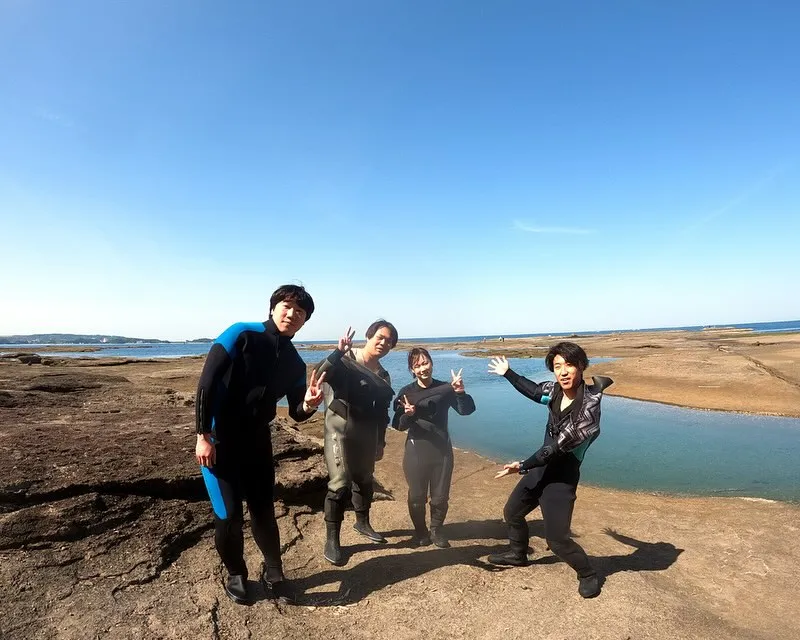 25.05.05天神崎ビーチでOWDコース