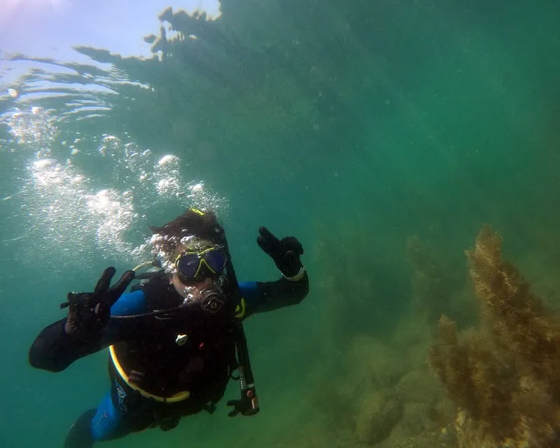 25.05.05天神崎ビーチでOWDコース