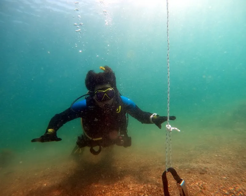 25.05.05天神崎ビーチでOWDコース