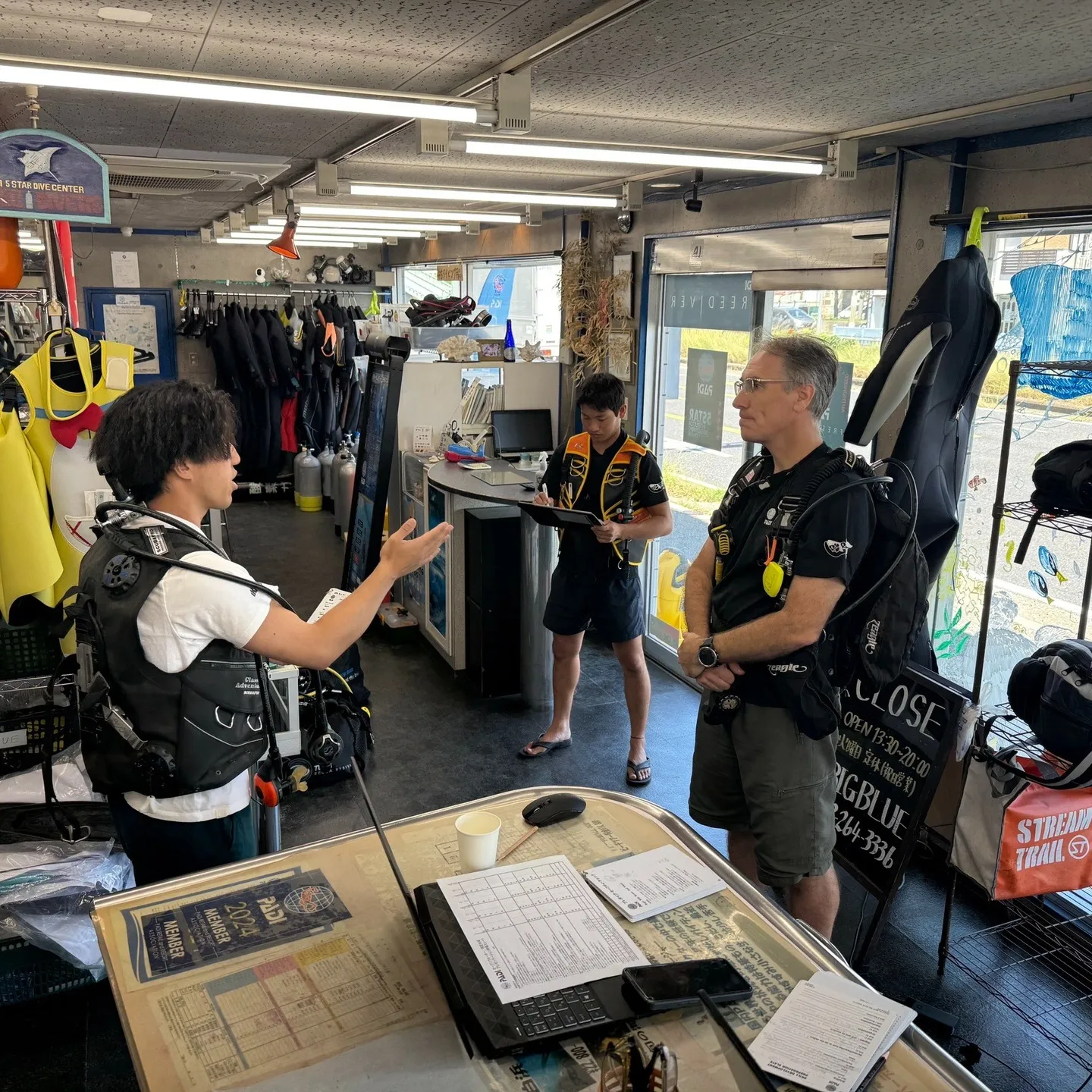 2025年7月19日は朝からスタッフ講習🏊