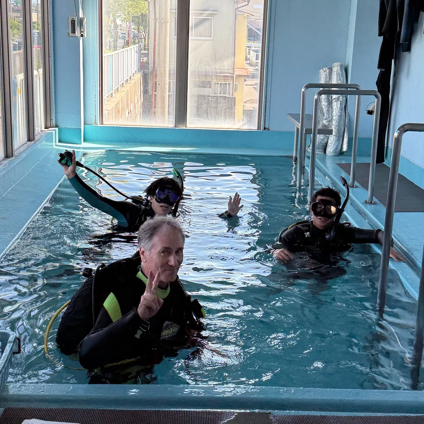 2025年7月19日は朝からスタッフ講習🏊