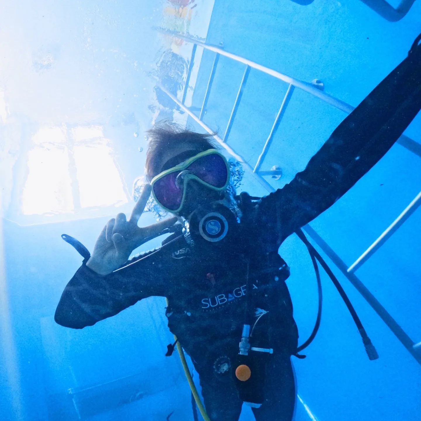 2025/7/30は午前中はOWDプール講習😊初ダイブに最初...