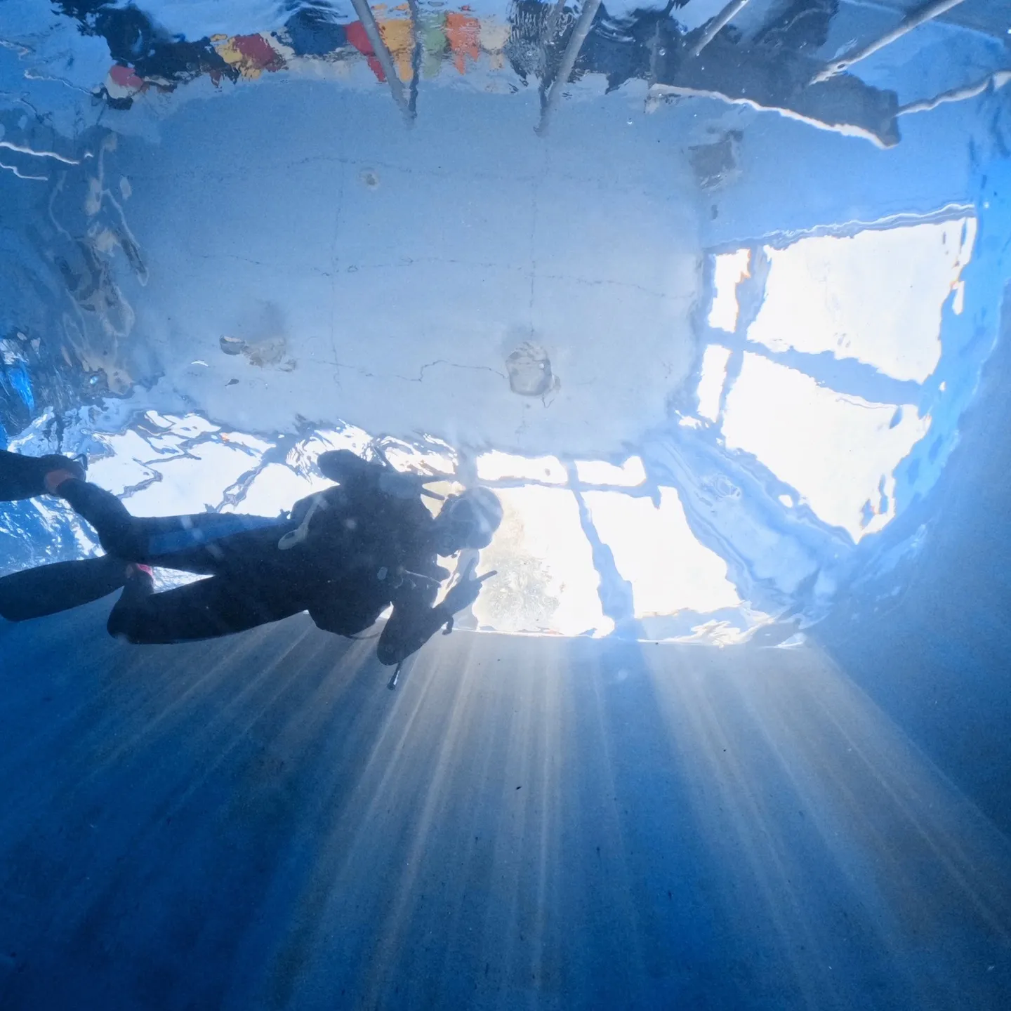 2025/7/30は午前中はOWDプール講習😊初ダイブに最初...