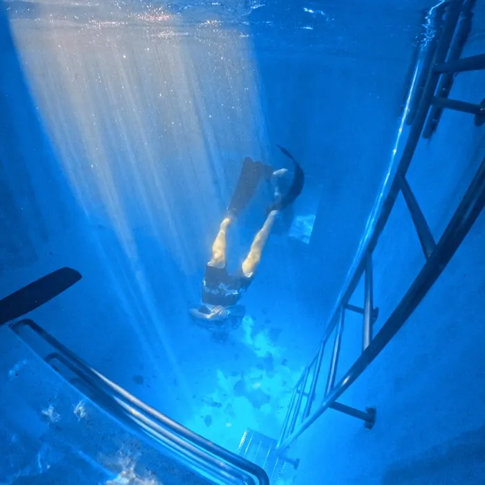 2025/9/2はアメリカからフリーダイビングコースを受講し...