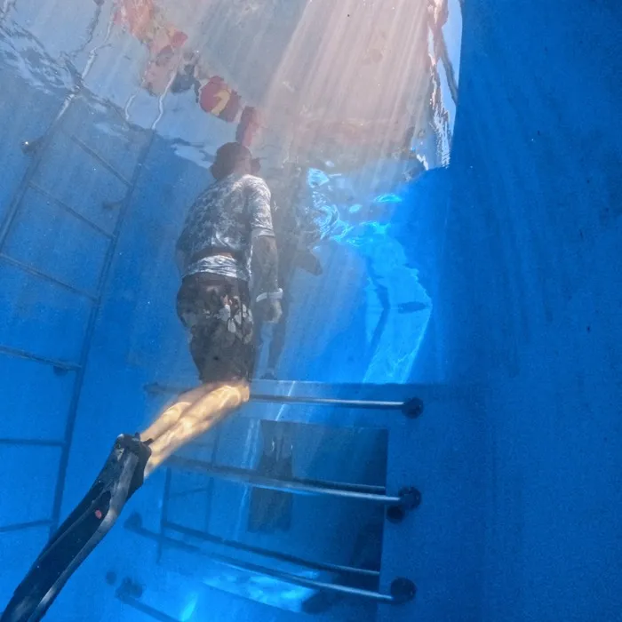 2025/9/2はアメリカからフリーダイビングコースを受講し...