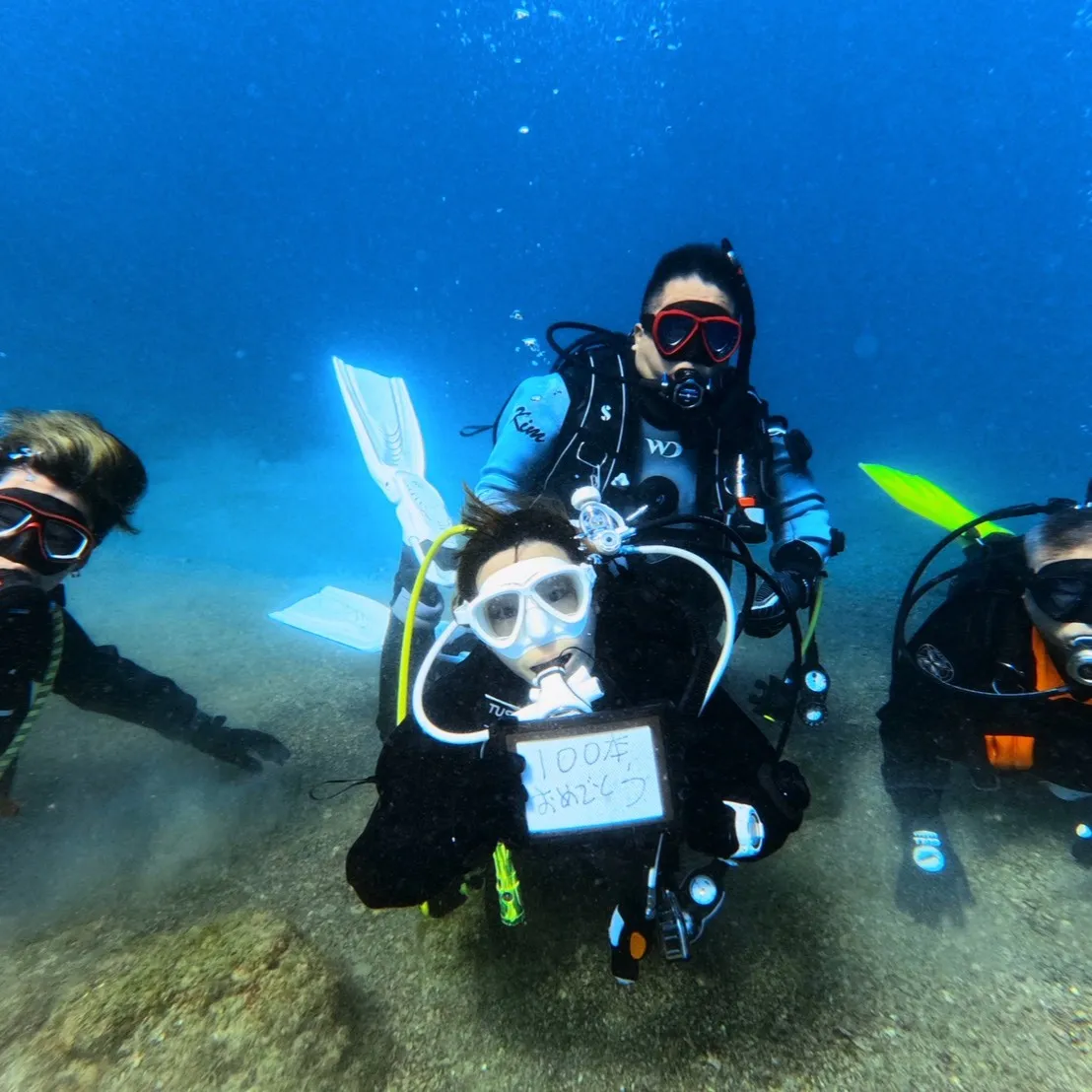 土日はポカポカ陽気の中でのレスキューダイブ🌞
