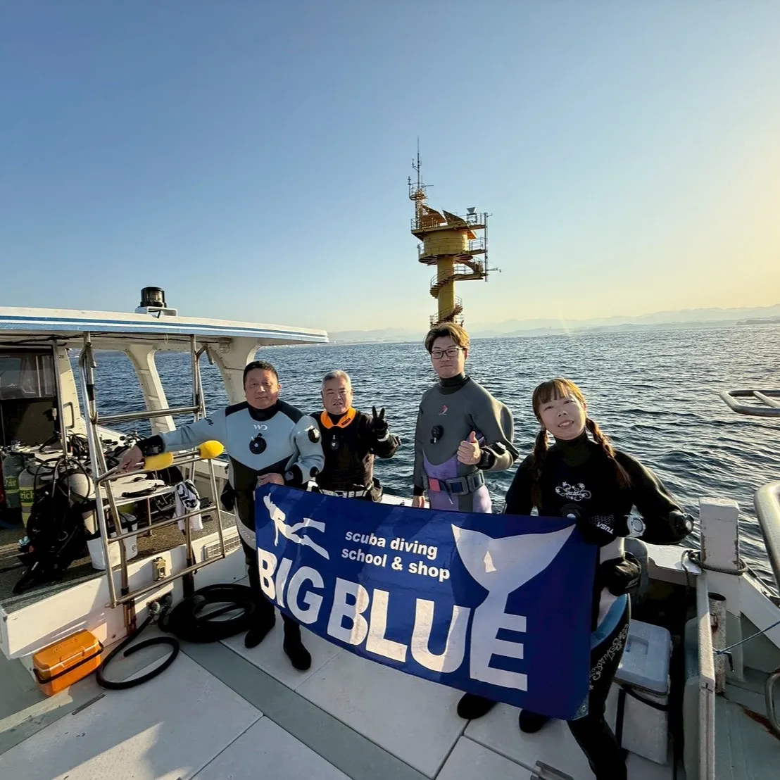 土日はポカポカ陽気の中でのレスキューダイブ🌞