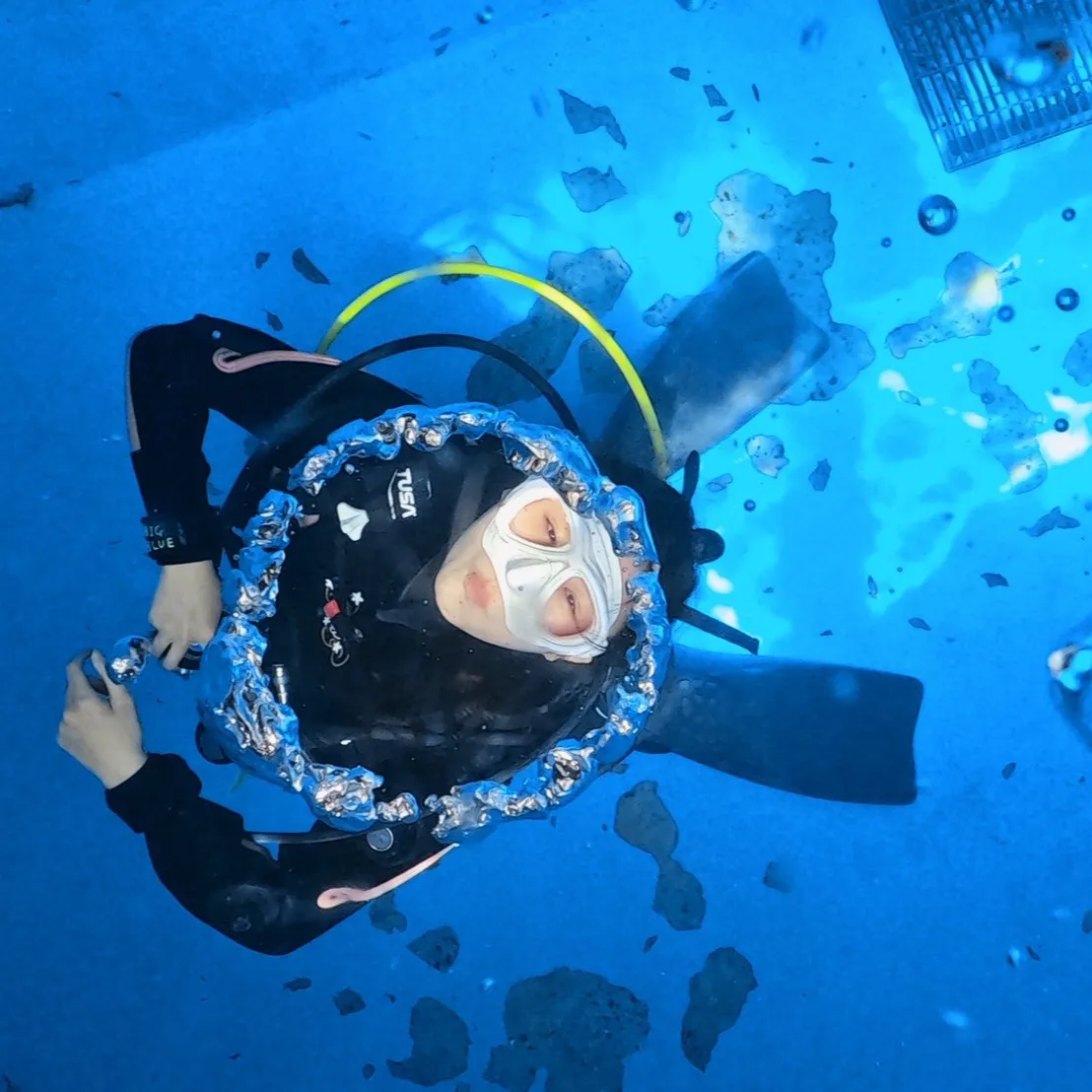 17金曜日は朝8時からプールでダイブマスター講習でした🚣‍♂...