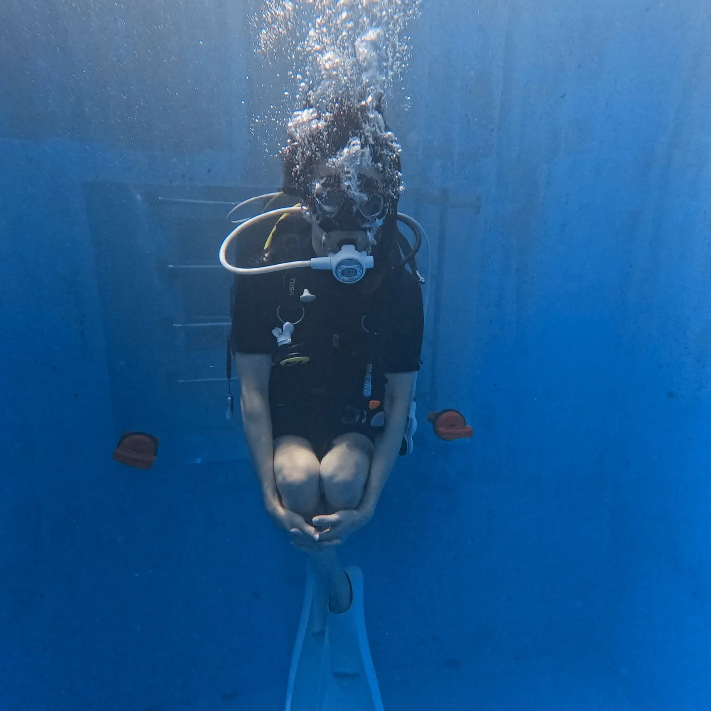 17金曜日は朝8時からプールでダイブマスター講習でした🚣‍♂...