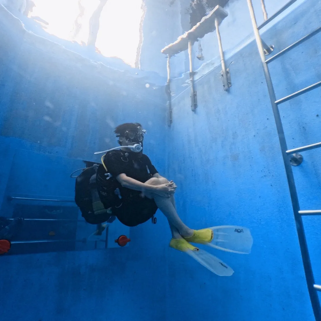 本日朝8時からプールでダイブマスター講習でした🚣‍♂️BIG...